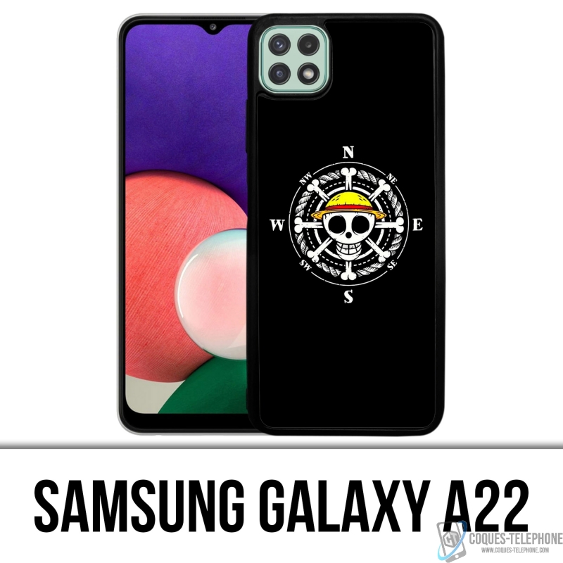 Coque Samsung Galaxy A22 - One Piece Logo Boussole