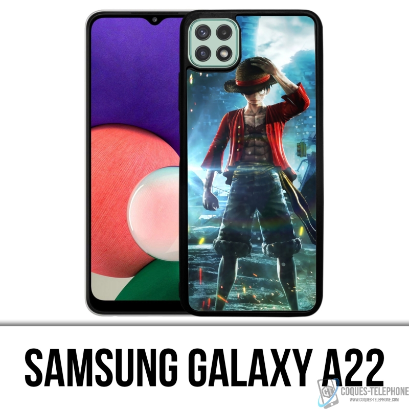 Coque Samsung Galaxy A22 - One Piece Luffy Jump Force
