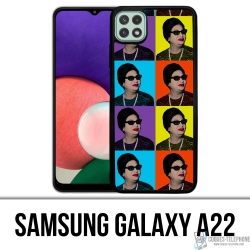 Samsung Galaxy A22 Case - Oum Kalthoum Farben