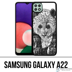 Custodia per Samsung Galaxy A22 - Panda Azteque