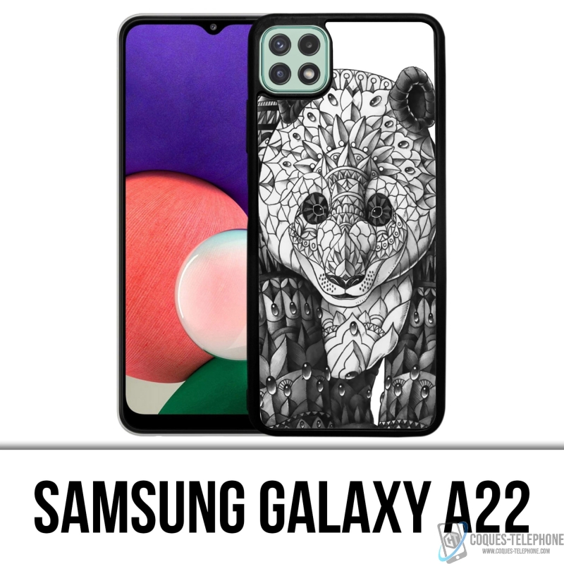 Coque Samsung Galaxy A22 - Panda Azteque