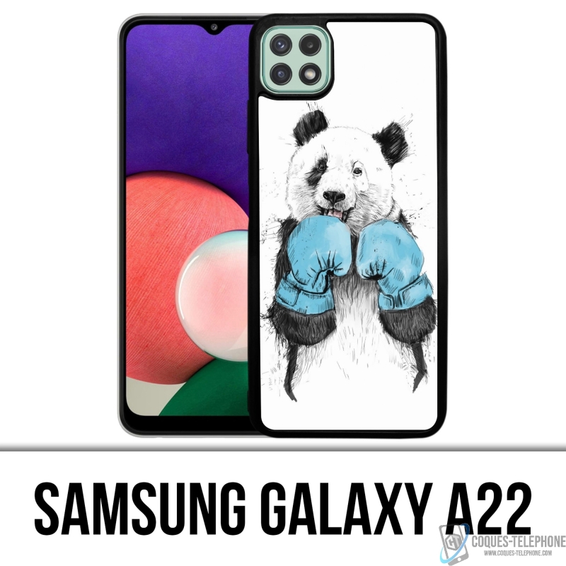 Coque Samsung Galaxy A22 - Panda Boxe