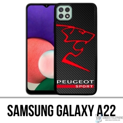 Coque Samsung Galaxy A22 - Peugeot Sport Logo