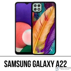 Samsung Galaxy A22 Case - Feathers