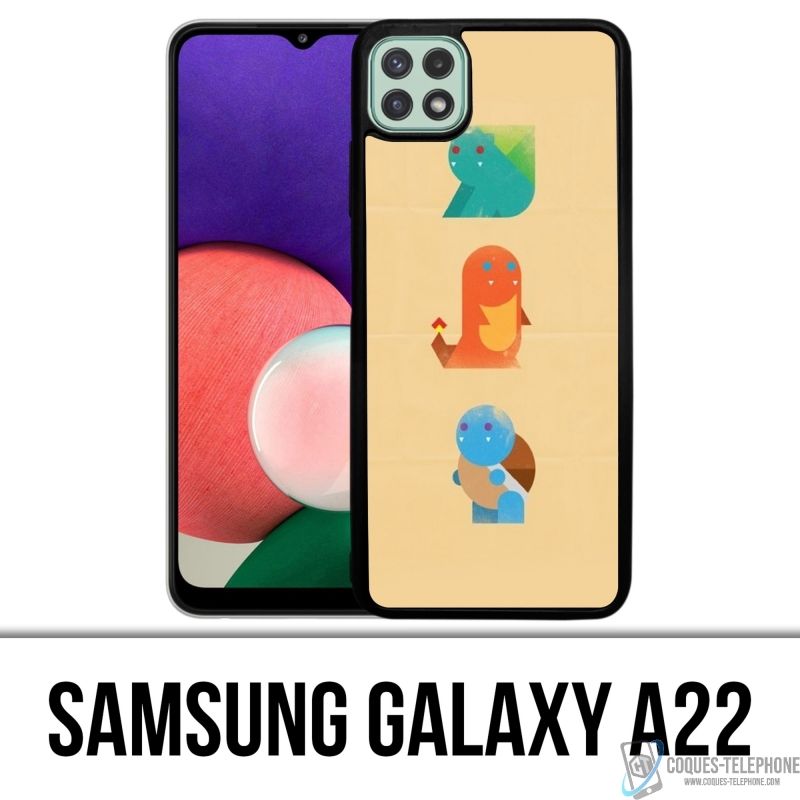Coque Samsung Galaxy A22 - Pokemon Abstrait