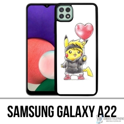 Custodia Samsung Galaxy A22 - Pokémon Baby Pikachu