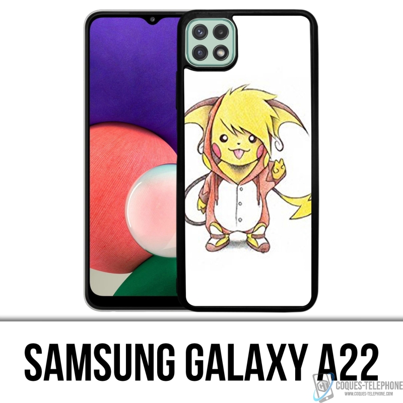 Coque Samsung Galaxy A22 - Pokémon Bébé Raichu