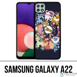 Funda Samsung Galaxy A22 - Pokémon Eevee Evolutions