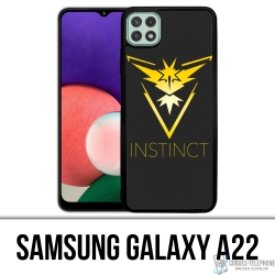 Custodia Samsung Galaxy A22 - Pokémon Go Team Giallo