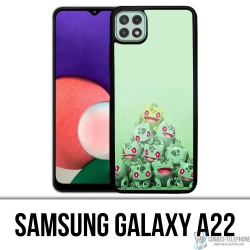 Custodia per Samsung Galaxy A22 - Pokémon di montagna Bulbasaur