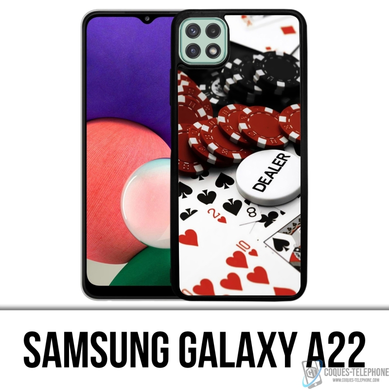 Coque Samsung Galaxy A22 - Poker Dealer