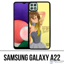 Custodia per Samsung Galaxy A22 - Principessa gotica Belle