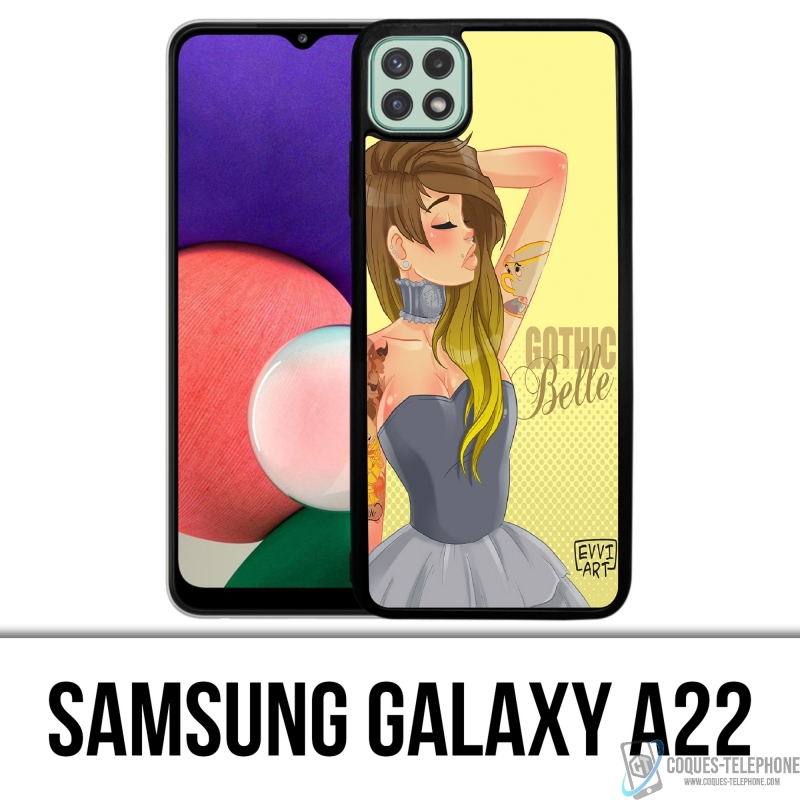 Coque Samsung Galaxy A22 - Princesse Belle Gothique