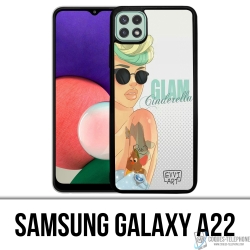 Custodia Samsung Galaxy A22 - Principessa Cenerentola Glam