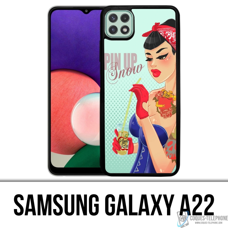 Coque Samsung Galaxy A22 - Princesse Disney Blanche Neige Pinup