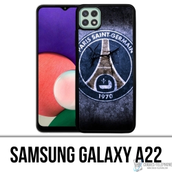 Coque Samsung Galaxy A22 - Psg Logo Grunge