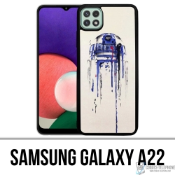 Samsung Galaxy A22 Case - R2D2 Paint