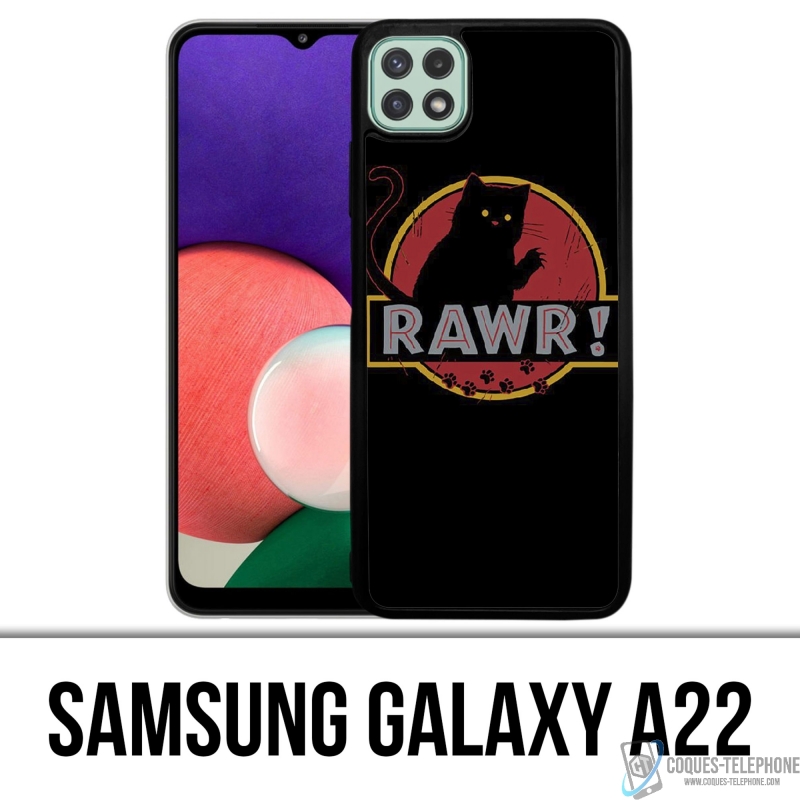 Coque Samsung Galaxy A22 - Rawr Jurassic Park