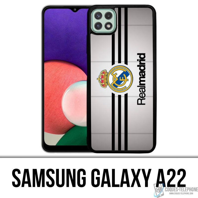 Samsung Galaxy A22 Case - Real Madrid Stripes