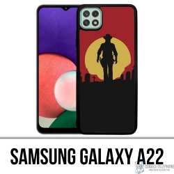 Cover Samsung Galaxy A22 - Red Dead Redemption Sun
