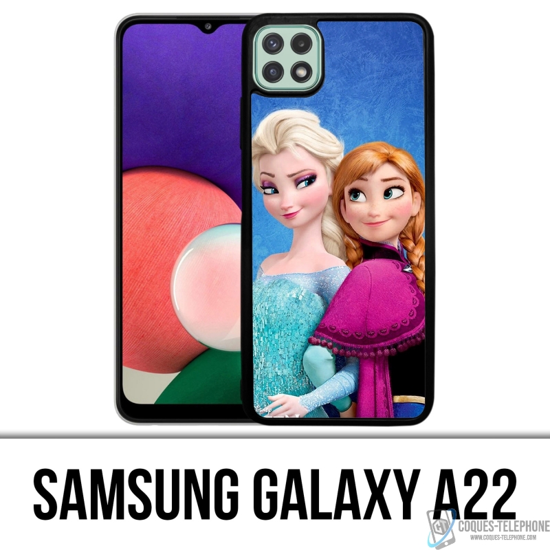 Custodia Samsung Galaxy A22 - Frozen Elsa e Anna