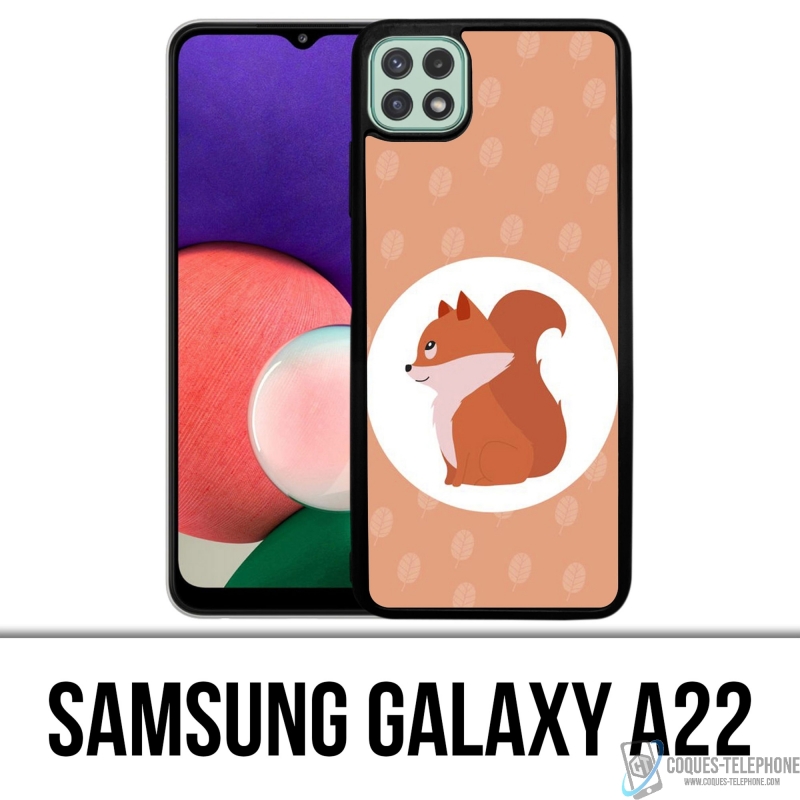 Coque Samsung Galaxy A22 - Renard Roux