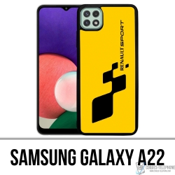 Carcasa para Samsung Galaxy A22 - Renault Sport Amarillo