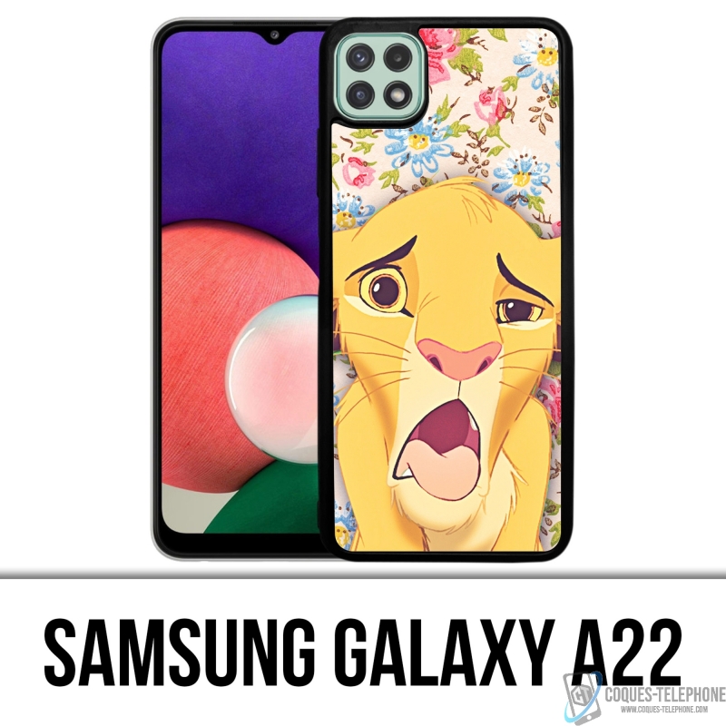Coque Samsung Galaxy A22 - Roi Lion Simba Grimace