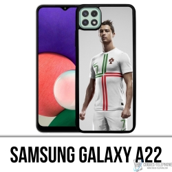 Samsung Galaxy A22 Case - Ronaldo stolz
