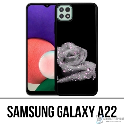 Custodia per Samsung Galaxy A22 - Gocce rosa