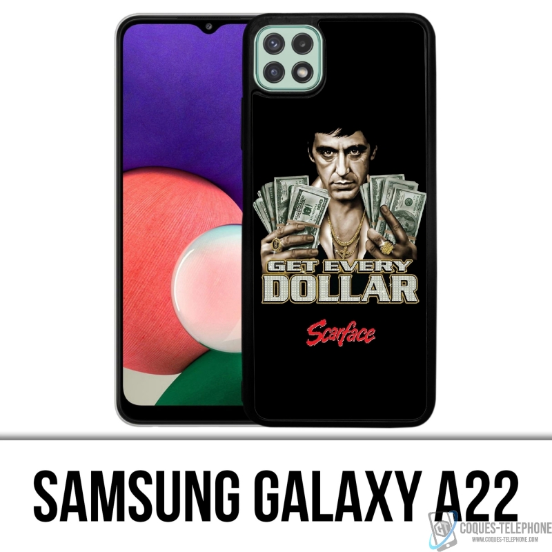 Coque Samsung Galaxy A22 - Scarface Get Dollars