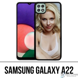 Custodia per Samsung Galaxy A22 - Scarlett Johansson Sexy