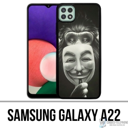 Custodia per Samsung Galaxy A22 - Scimmia scimmia anonima