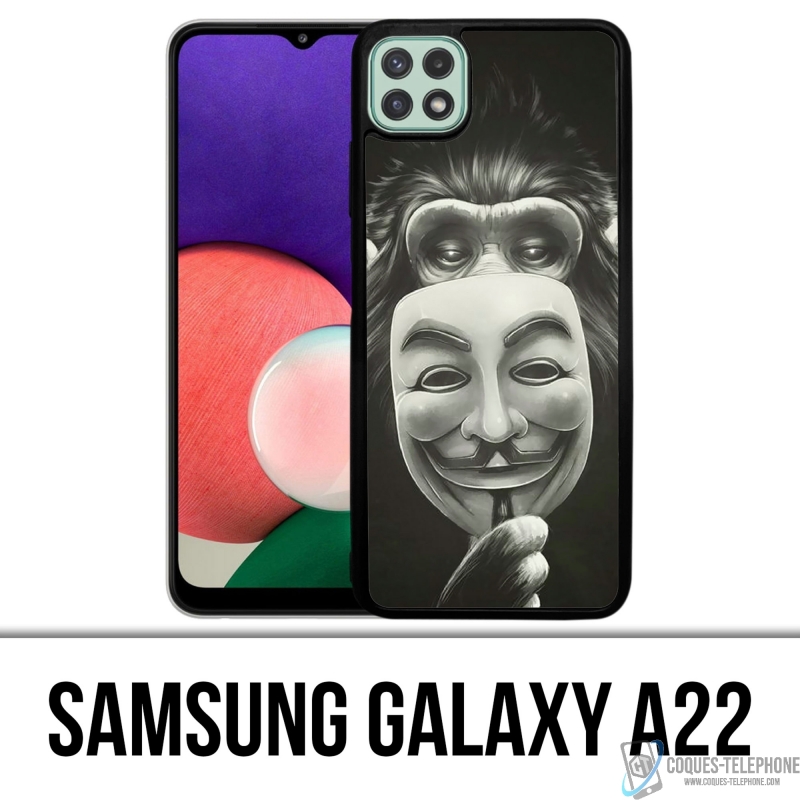 Coque Samsung Galaxy A22 - Singe Monkey Anonymous