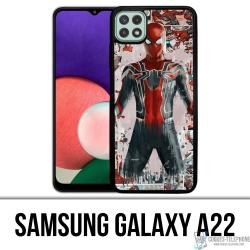 Custodia per Samsung Galaxy A22 - Spiderman Comics Splash