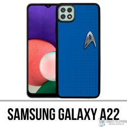 Custodia per Samsung Galaxy A22 - Star Trek Blue