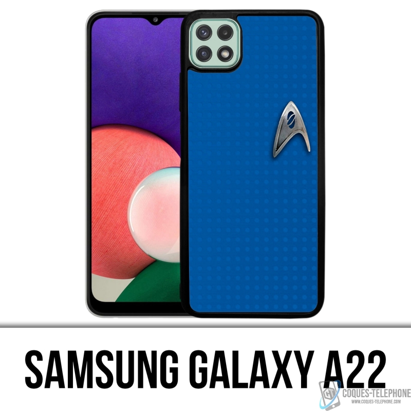 Coque Samsung Galaxy A22 - Star Trek Bleu