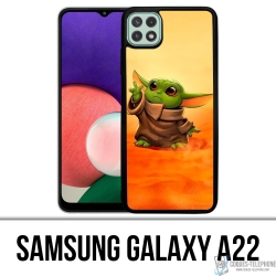 Custodia Samsung Galaxy A22 - Star Wars Baby Yoda Fanart