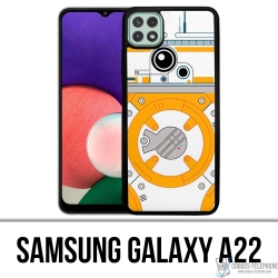 Custodia Samsung Galaxy A22 - Star Wars Bb8 minimalista