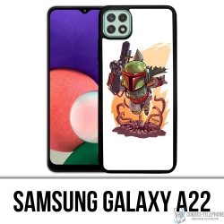 Funda Samsung Galaxy A22 - Star Wars Boba Fett Cartoon