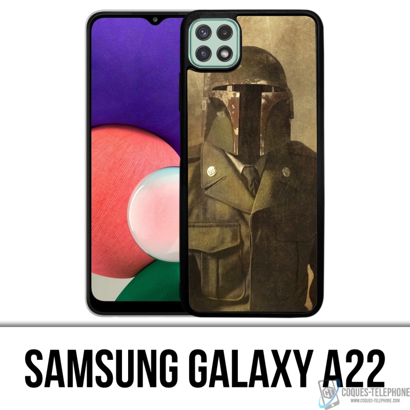 Coque Samsung Galaxy A22 - Star Wars Vintage Boba Fett
