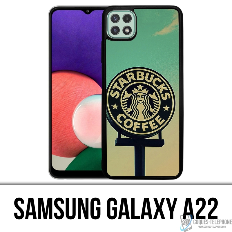 Custodia per Samsung Galaxy A22 - Starbucks Vintage