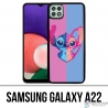 Samsung Galaxy A22 Case - Stitch Angel Heart Split