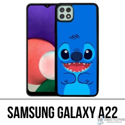 Funda Samsung Galaxy A22 - Azul puntada