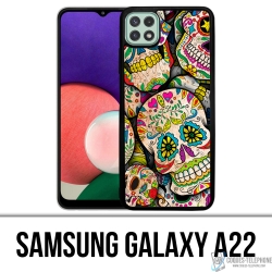 Custodia per Samsung Galaxy A22 - Teschio di Zucchero