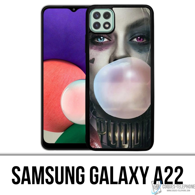 Coque Samsung Galaxy A22 - Suicide Squad Harley Quinn Bubble Gum