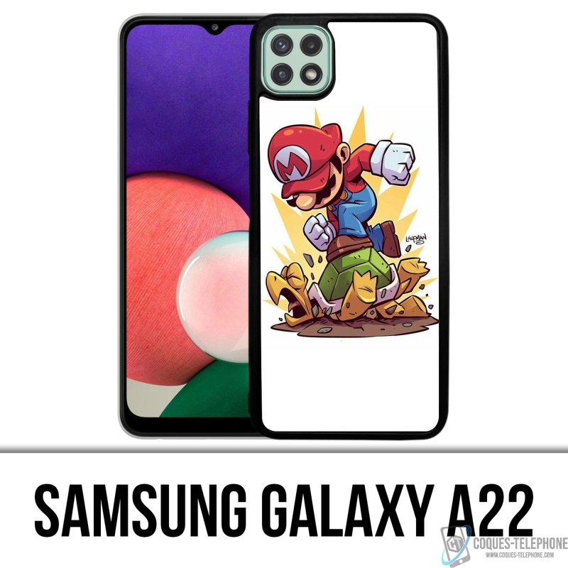Coque Samsung Galaxy A22 - Super Mario Tortue Cartoon
