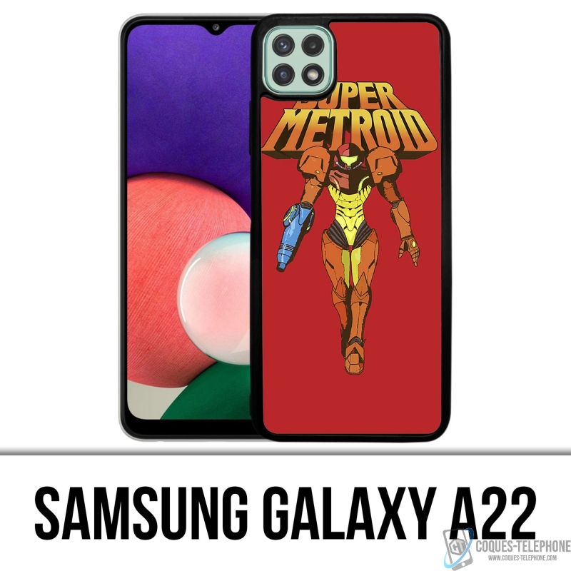 Custodia per Samsung Galaxy A22 - Super Metroid Vintage