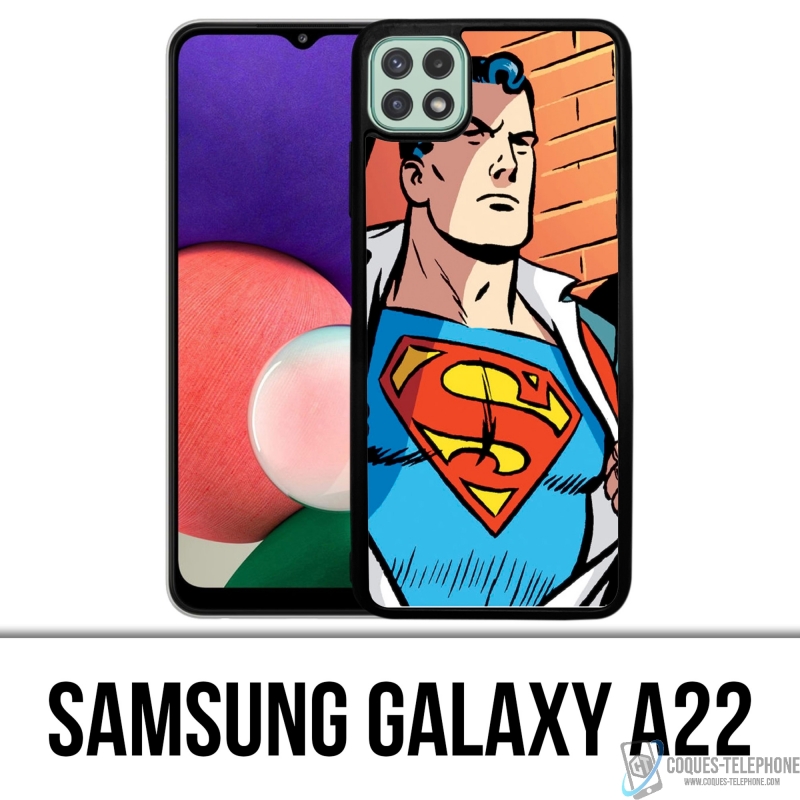 Coque Samsung Galaxy A22 - Superman Comics