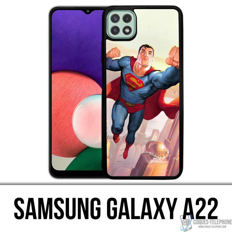 Coque Samsung Galaxy A22 - Superman Man Of Tomorrow